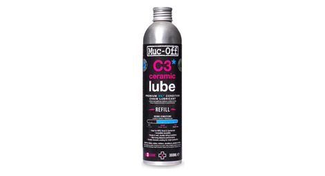 Muc-off c3 wet ceramic lube flacone di ricarica 300ml