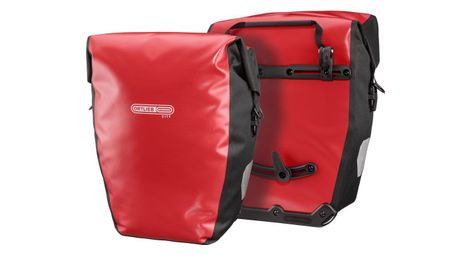 Par de bolsas para bicicleta ortlieb back-roller city 40l (2x20l) rojo negro