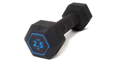 Haltere decathlon corength hex dumbell 2 5kg noir