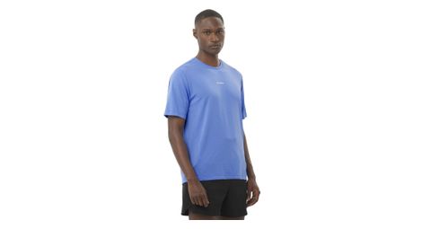 Salomon shkout core maillot de manga corta azul hombre