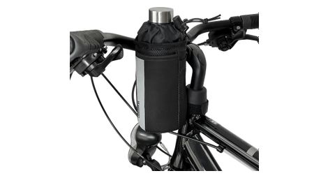 Sacoche isotherme pour bouteille d'eau pour vélo 1L noir