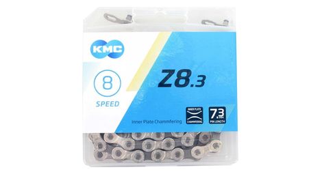 Kmc chaine de velo z8 argent gris 114 maillons