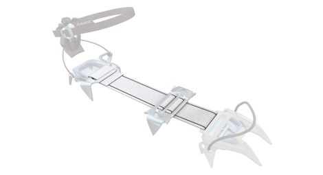set of 2 blue ice harfang white center straps