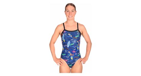 Mako damen badeanzug nereid venice night blau / mehrfarbig 38 fr