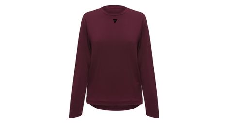 Maillot manches longues femme dainese hgrox bordeaux
