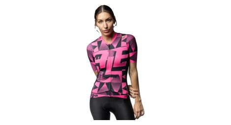 Maglia a manica corta alé multiverso pink donna