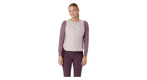 Asics nagino run pink women's thermal weste