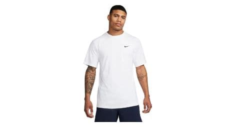 Maillot manches courtes nike dri-fit uv hyverse blanc homme