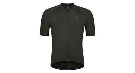 Maillot manches courtes vélo rogelli essential ii vert homme
