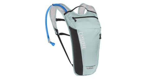 Bolsa de hidratación camelbak rogue light 7l + bolsa de agua 2l azul claro/negro