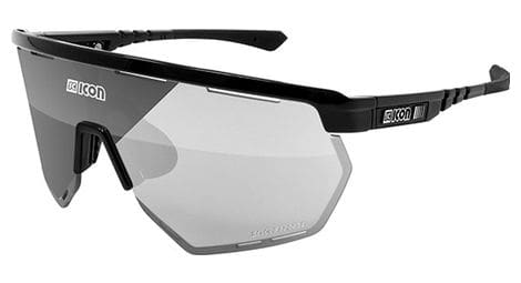 Lunettes scicon aerowing noir / photochromic silver mirror