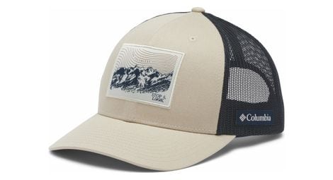 Columbia unisex mesh snapback cap beige