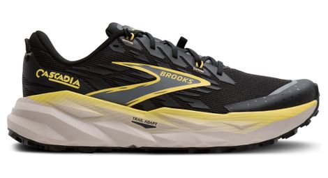 Scarpe Trail Brooks Cascadia 19 Nero/Giallo Uomo