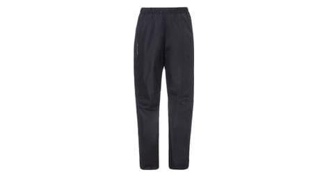 Damen regenhose vaude fluid full-zip pants schwarz