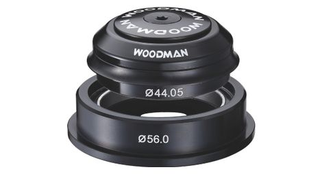 Woodman haedset semi-integrated tapered si cr 1-1/8'' 1.5'' k spg comp