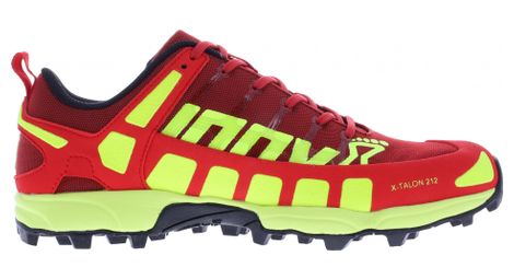 Chaussures de trail inov 8 x talon 212 rouge jaune