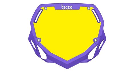 Plaque guidon box two pro violet