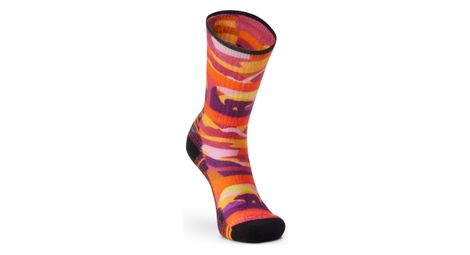 Chaussettes smartwool hike light cushion bear country orange femme