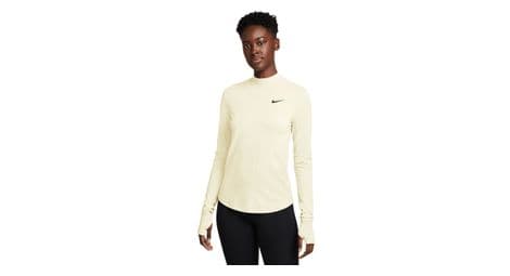 Nike dri-fit swift wool beige women's long sleeve jersey