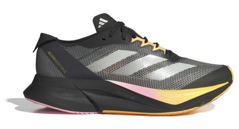 Adidas adizero boston 12 running-schuhe schwarz/pink/orange damen