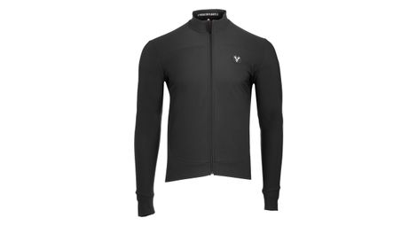 Maillot manches longues lebram allos noir coupe ajustee