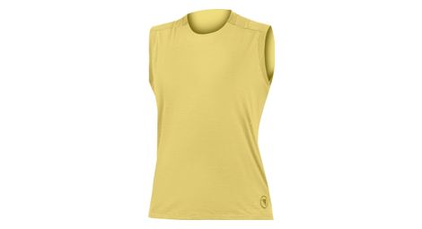 Camiseta de tirantes endura singletrack mujer amarillo azufre xs