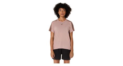 Maglia a maniche corte asics fujitrail elite pink donna