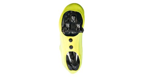 Paar High Silicone Snaps Schuhuberzuge Viz Yellow