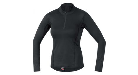 Maillot manches longues 1/4 zip femme gore m thermo