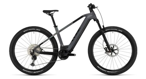 Vtt électrique semi-rigide cube reaction hybrid slt 750 shimano xt 12v 750 wh 27.5 gris prizm silver 2023