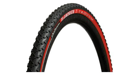 Pneu Cyclo-cross Challenge Flandrien Team Edition Tubeless Ready Souple 700mm Flancs Rouges