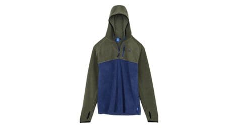 Lagoped phantom hoodie khaki unisex technisches fleece