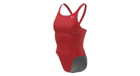 Nike fastback vrouwen zwempak 1-delig rood