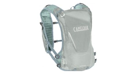 Sac hydratation camelbak zephyr pro 12l + 2 flasques 500ml gris/bleu