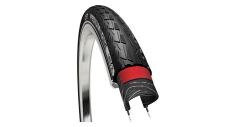 Cst pneu exterieur xpedium one 28 x 1 3 8 noir avec lignes reflechissantes