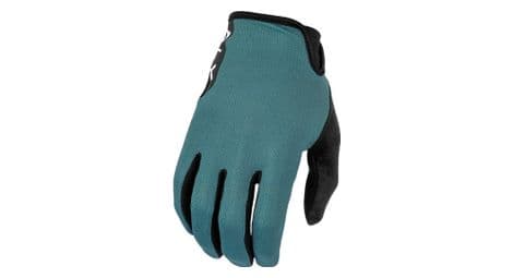 Flyracing guantes largos de mallaverde / negro