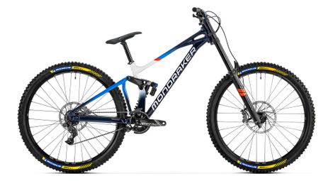 Vtt tout suspendu mondraker summum r sram gx dh 7v mx 29 27 5 bleu blanc 2024