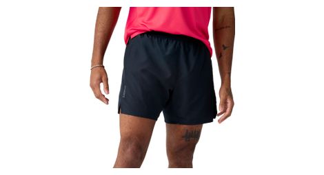 Short 2-en-1 Brooks Dash Noir Homme