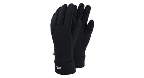 Par de guantes mountain equipment touch screen glove negro