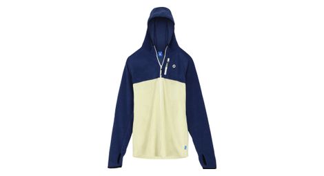 lagoped phantom hoodie blue white unisex technical fleece