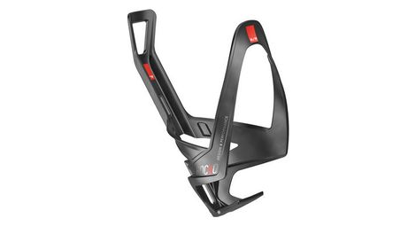 Porte bidon elite rocko carbone noir rouge mat