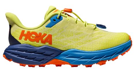 Ah23 hoka speedgoat 5 youth yellow blue red child 37.1/3