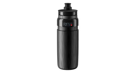 Elite Fly Tex Trinkflasche Schwarz 750 ml