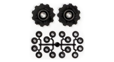 Kit de 10 galets de derailleurs avec spacers elvedes 2 x 11 dents shimano campagnolo sram