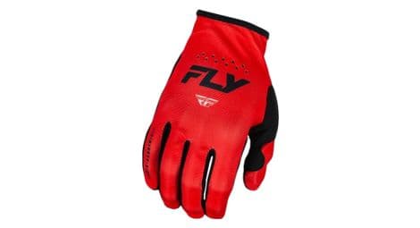 Gants longs fly racing lite noir rouge