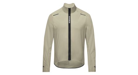 gore wear spinshift windbreaker jacket in beige