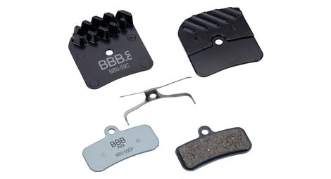 Paire de Plaquettes BBB DiscStop Coolfin Organiques pour Shimano Saint