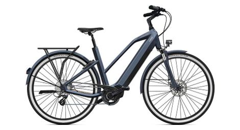 O2 feel iswan city boost 6.1 mid shimano altus 8v 432 wh 26'' gris antracita bicicleta eléctrica urbana