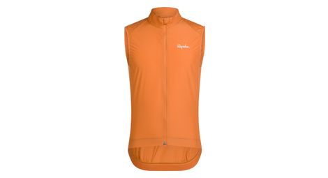 Rapha core orange sleeveless jacket