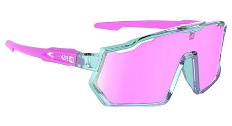 Lunettes junior azr pro race jr turquoise / ecran rose